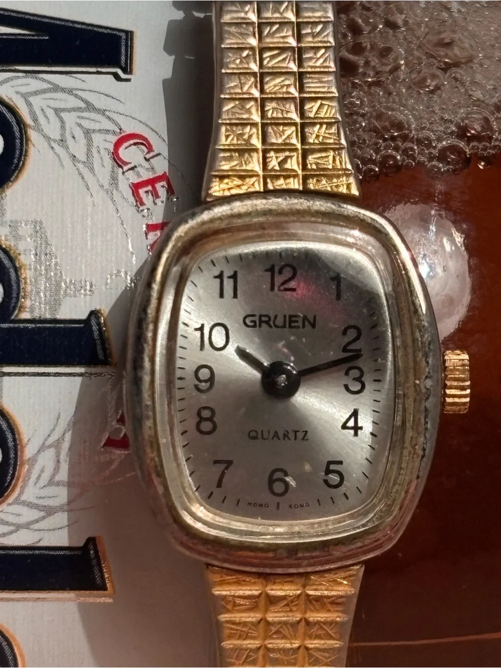 Gruen Women's Gold-Tone Quartz Dress Watch - Gold